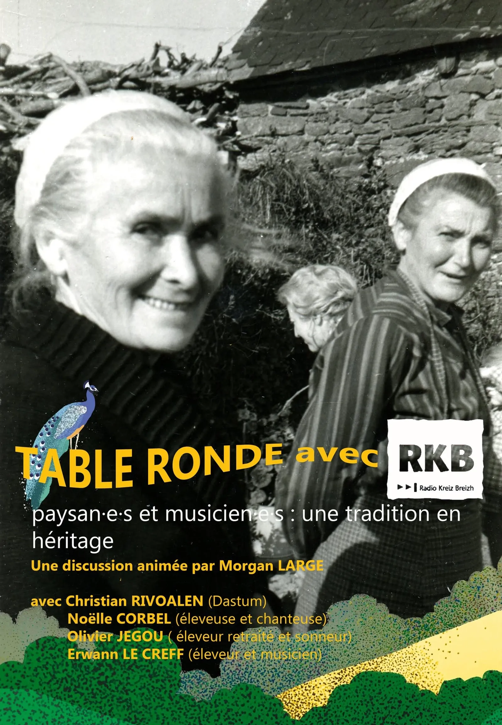 Diffusion de la table ronde paysan.ne.s et musicien.ne.s une tradition en héritage ce dimanche 25 octobre à 14h