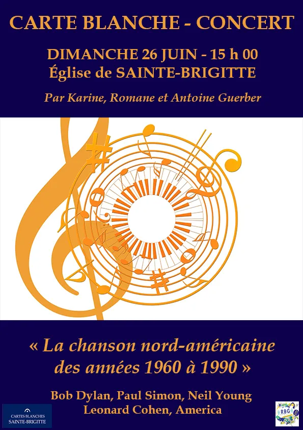 Songwriters & folk music à Sainte-Brigitte !