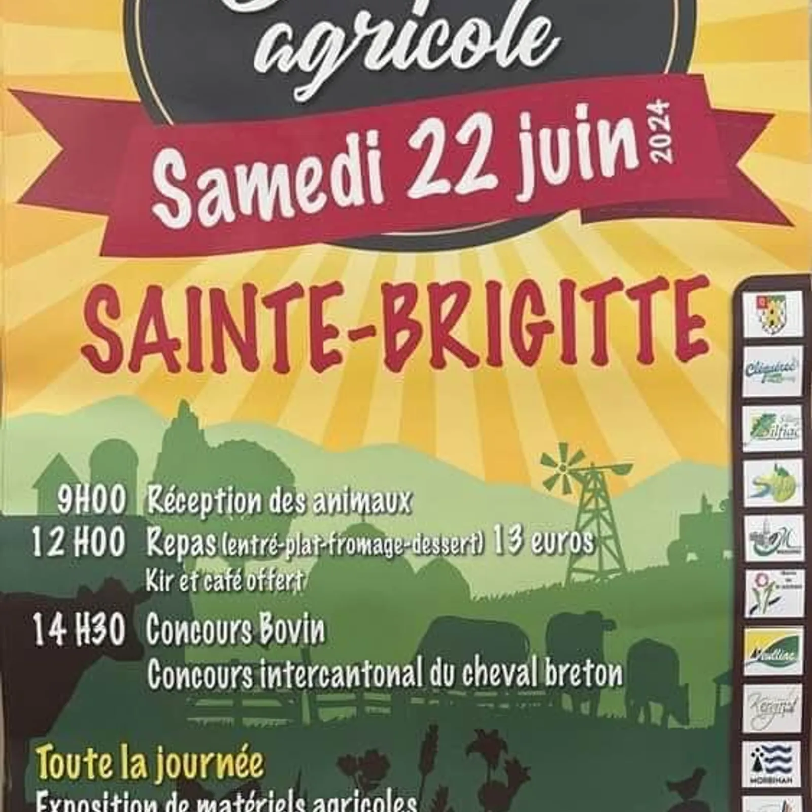 Comice agricole à Sainte-Brigitte !