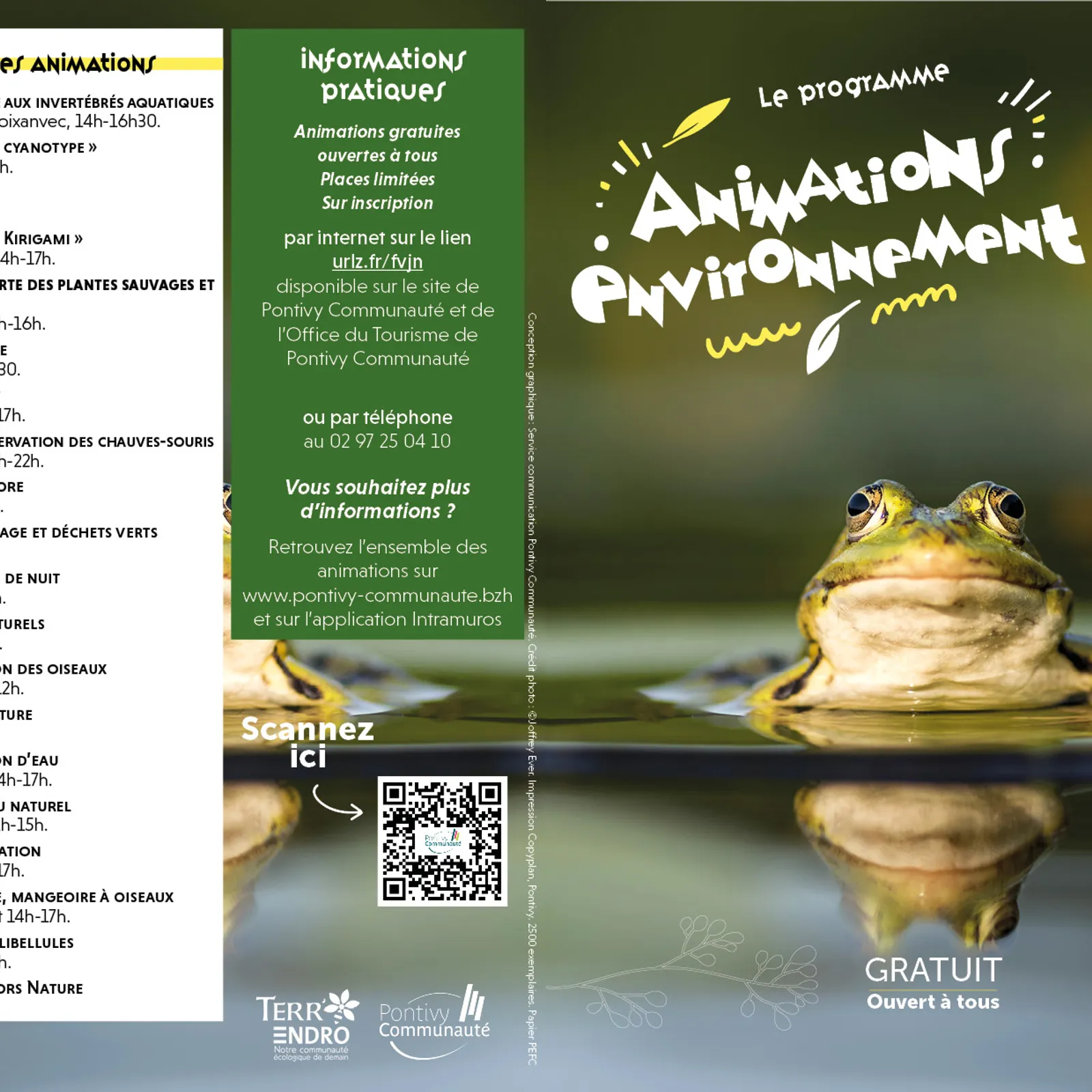 Les animations environnements 2024 - Pontivy Communauté