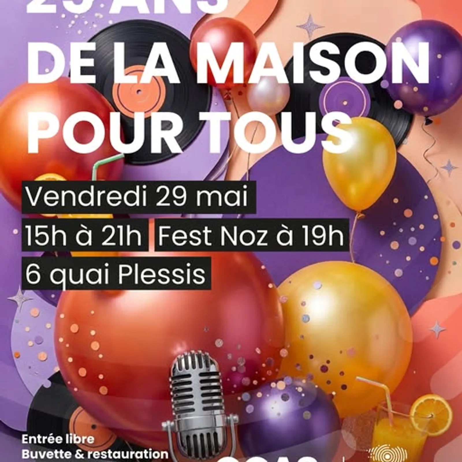25 ans de la Maison Pour Tous à Pontivy - Plateau en direct