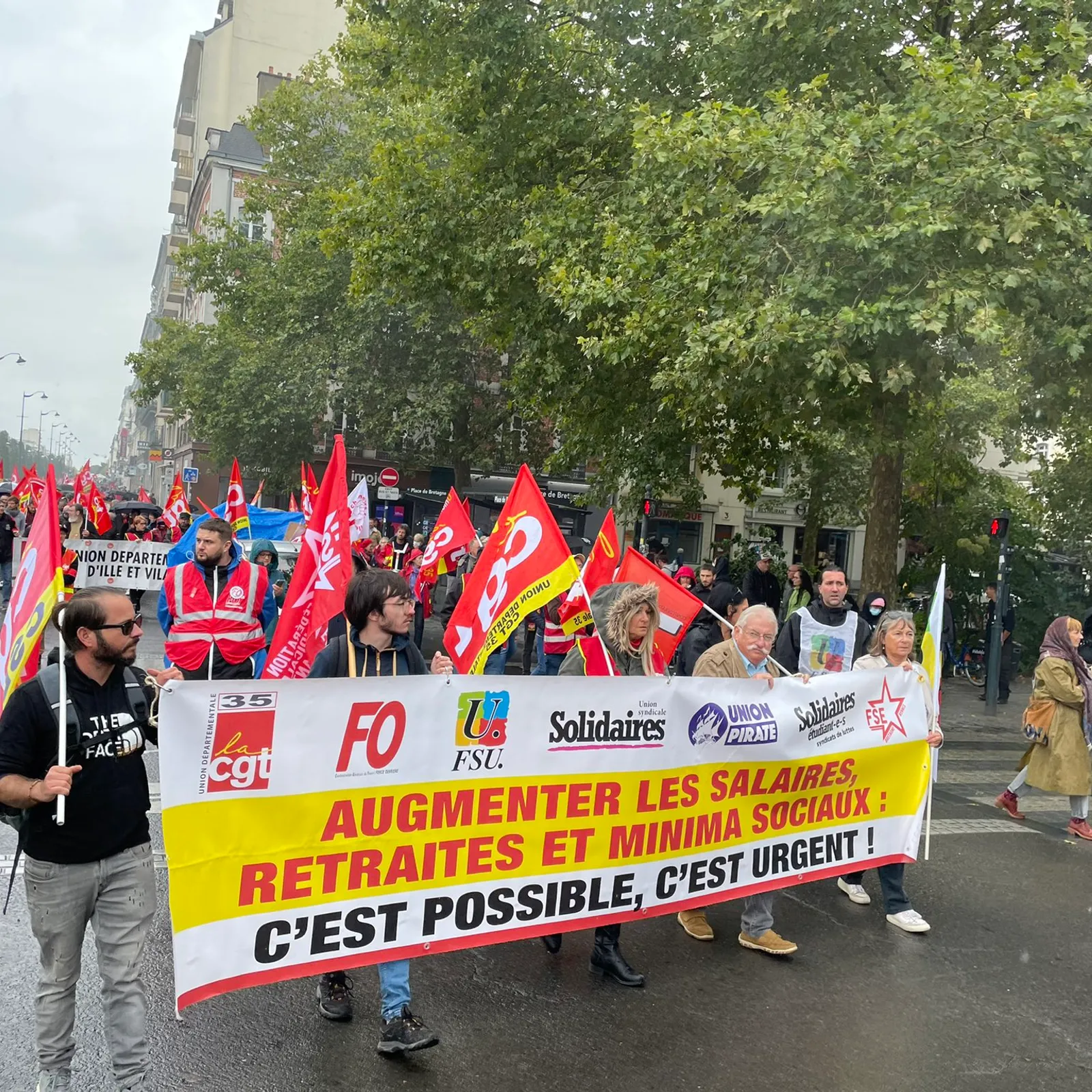 Manifestadegoù ar yaou 29 a viz Gwengolo e Breizh