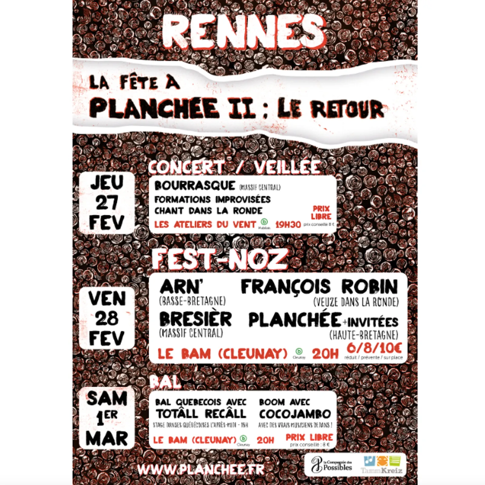 La fête à Planchée II 27/02-28/02-01/03- Interview Dylan James