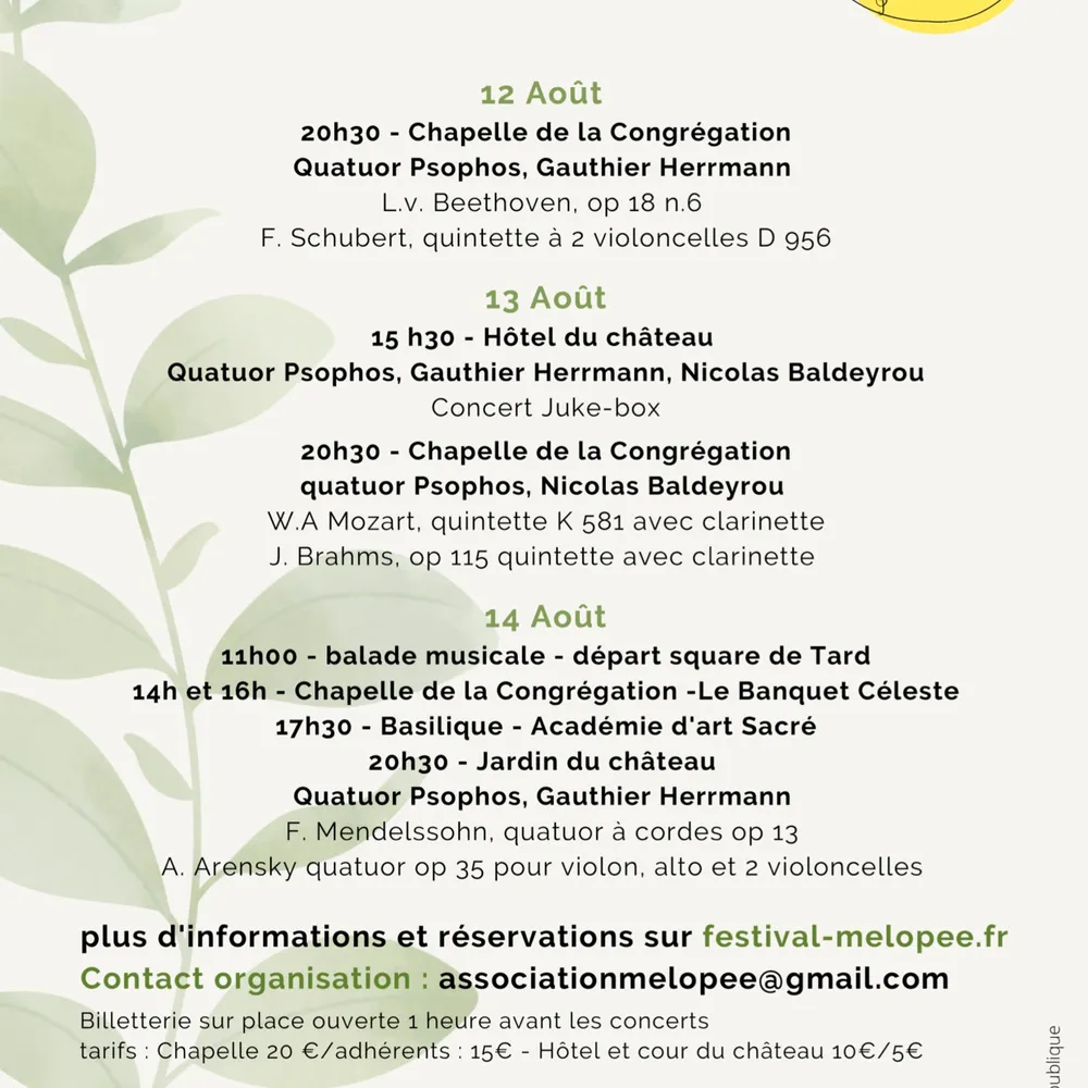 Festival Mélopée 2022- Josselin