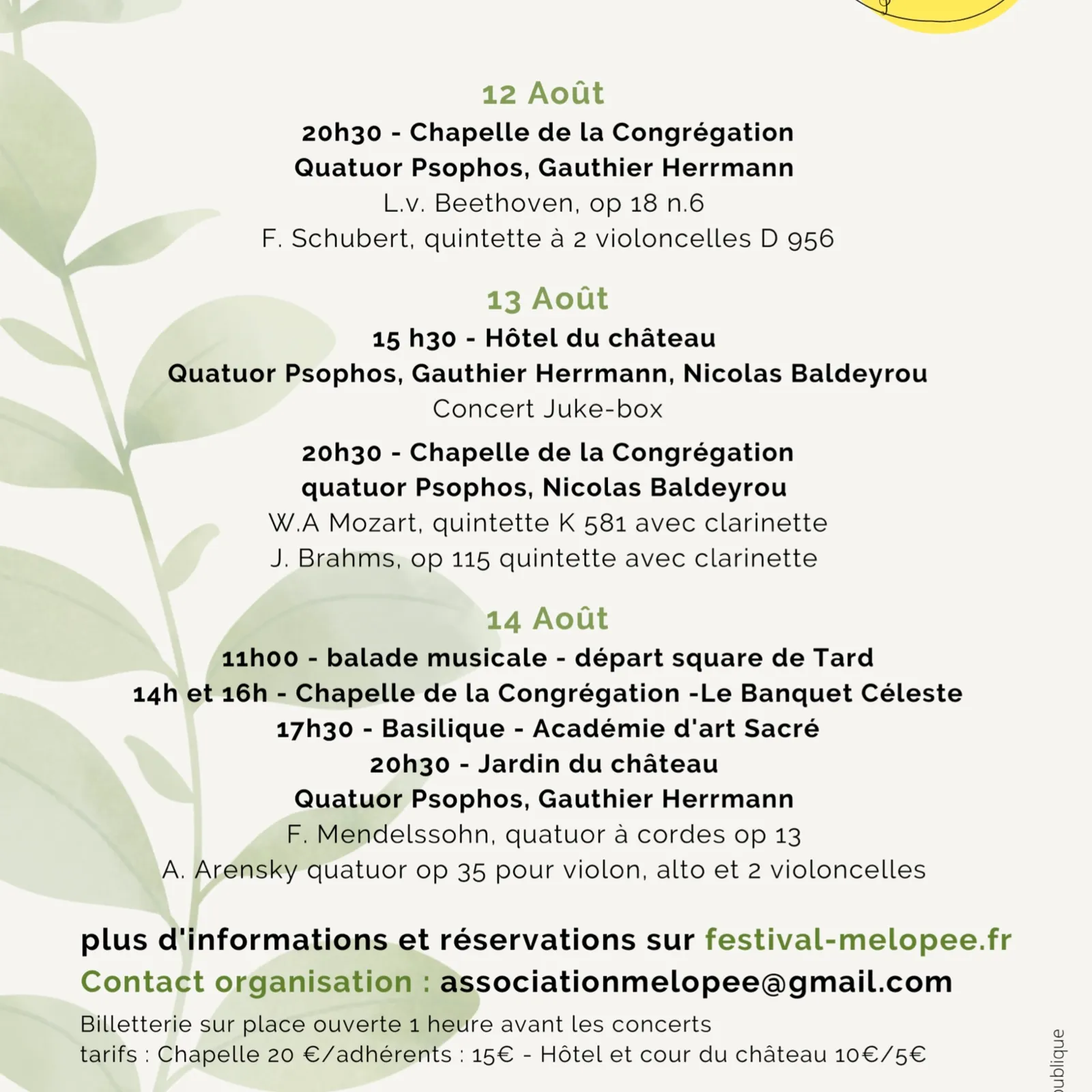 Festival Mélopée 2022- Josselin