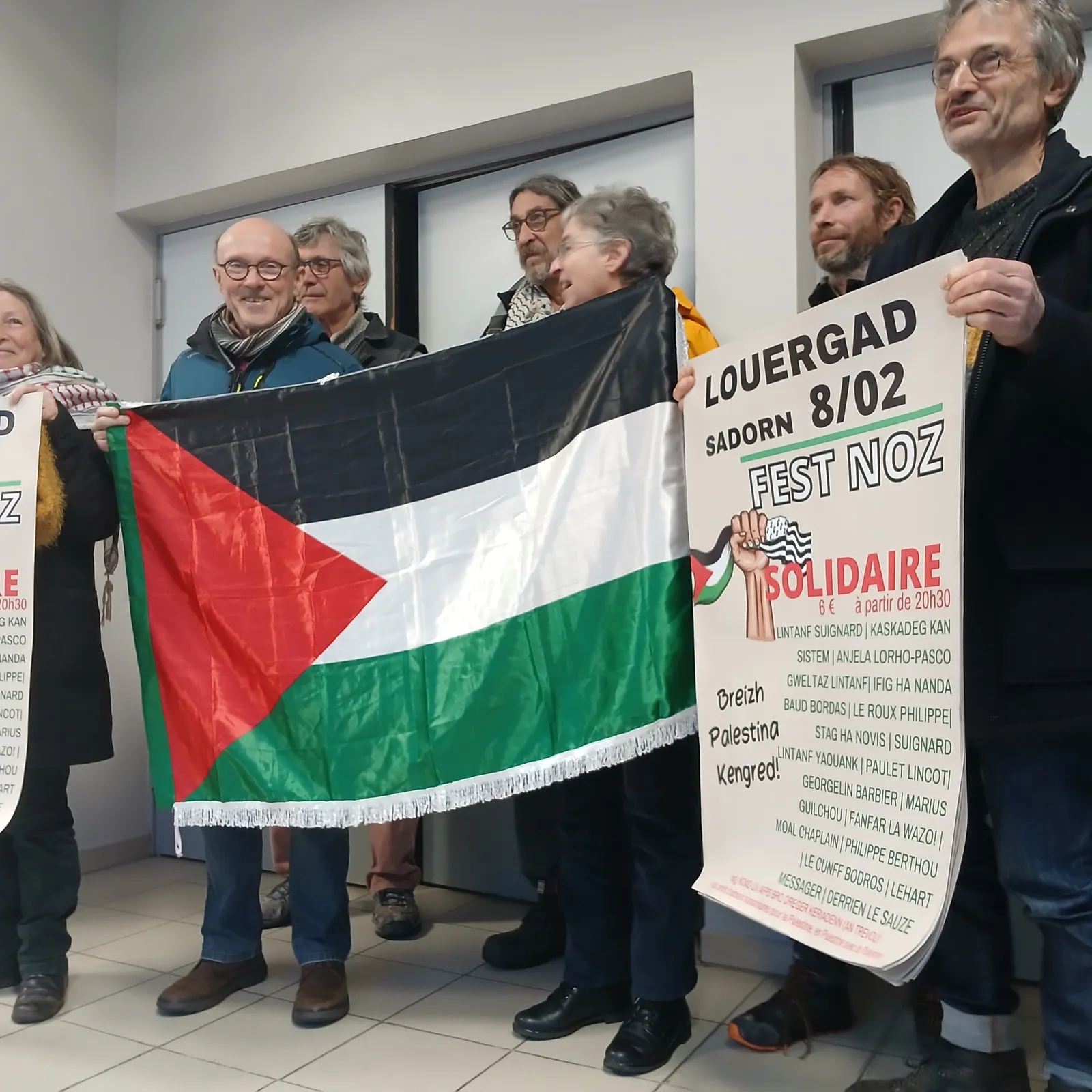 Fest-noz e Louergad kengred gant labourerien-douar e Palestinia