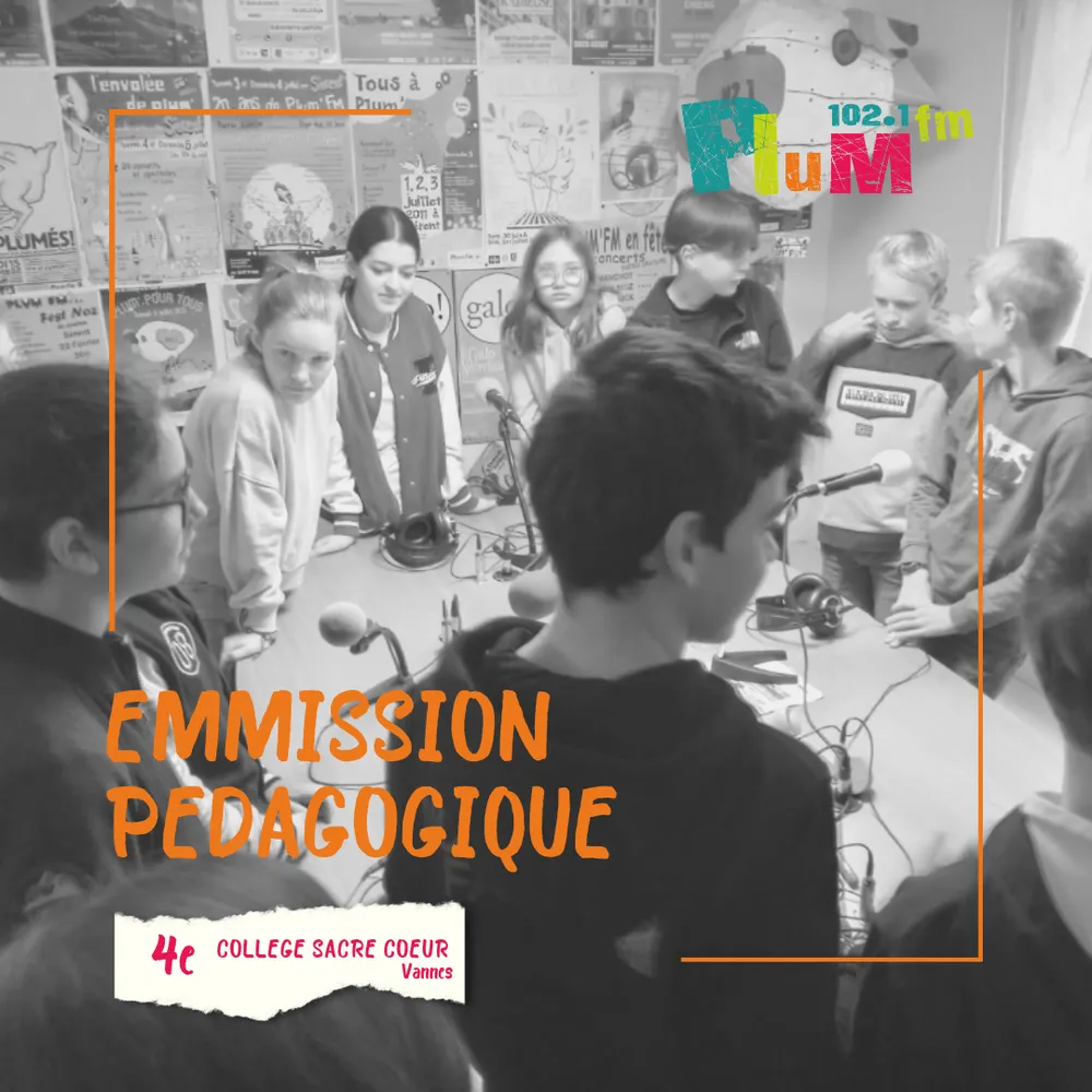 Les 4e de l'option presse du Collège Le Sacré-Coeur de Vannes !