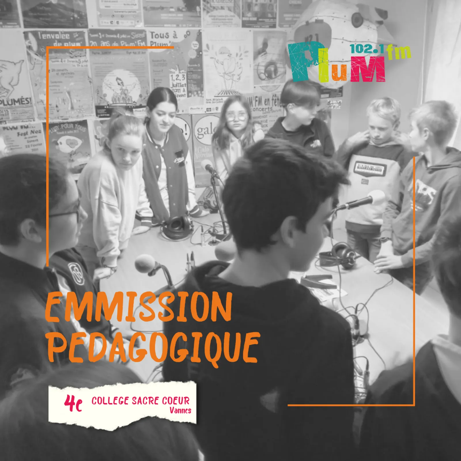 Les 4e de l'option presse du Collège Le Sacré-Coeur de Vannes !