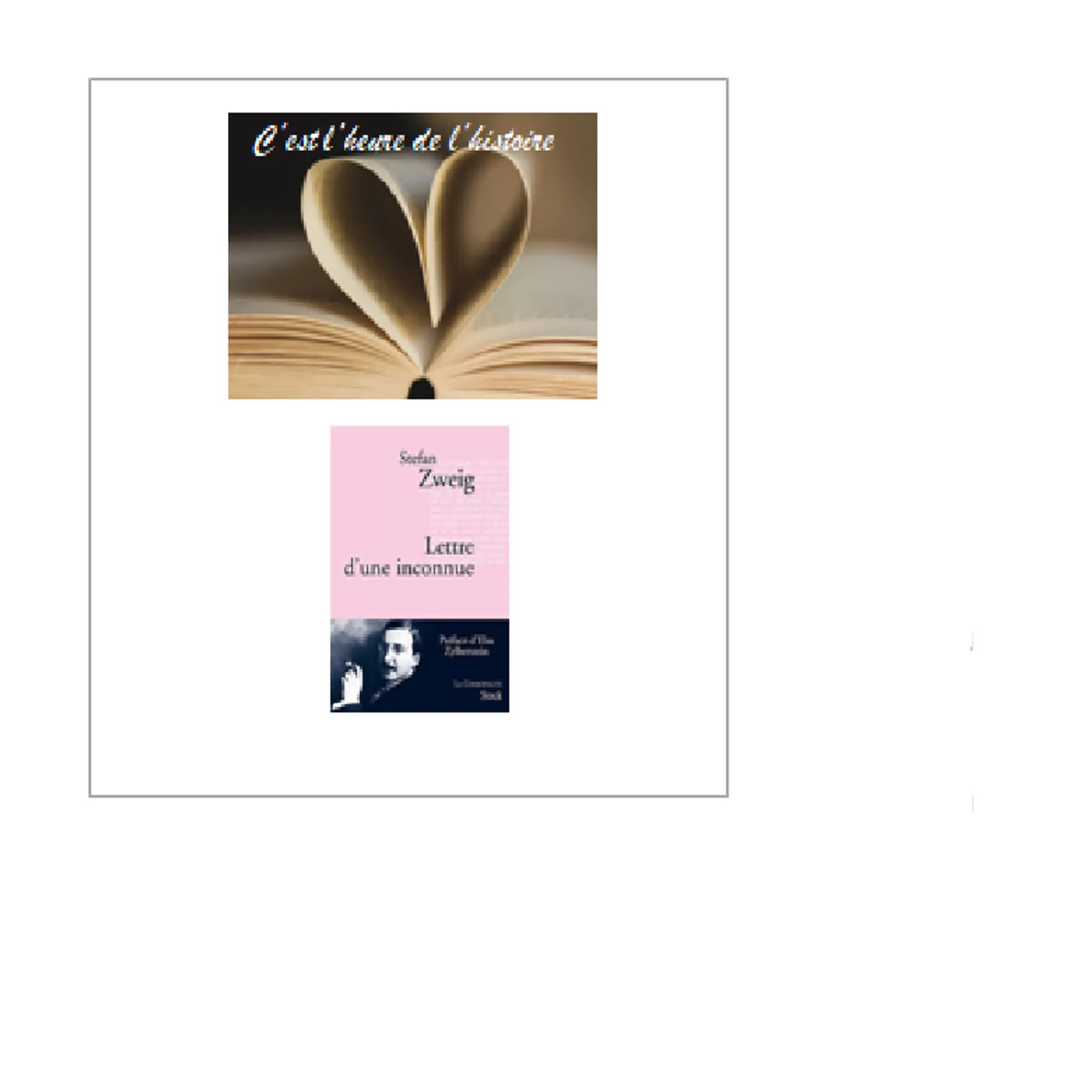 Lettre d'une inconnue 2 - Stefan Zweig