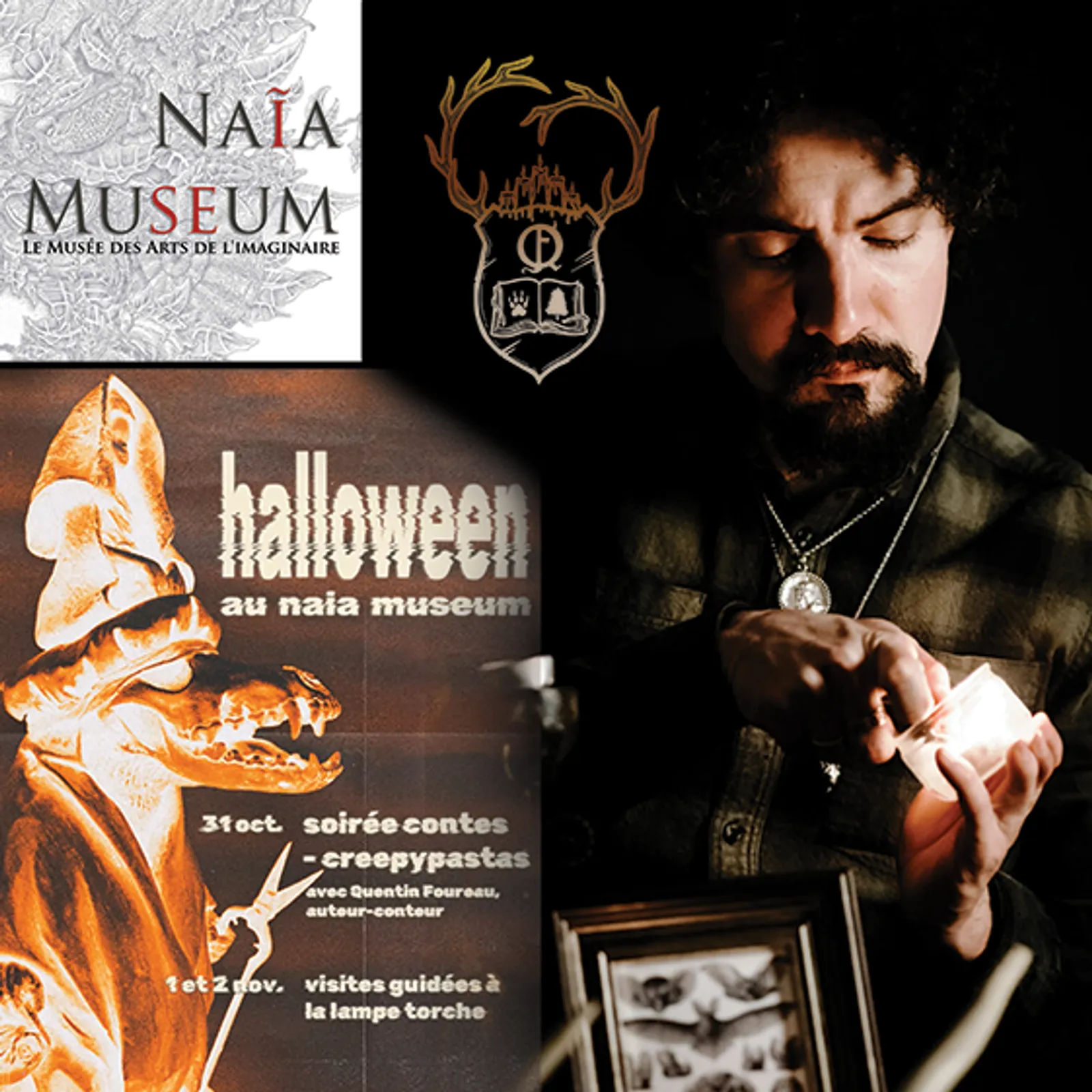 LE TIMBRE DU COIN 2025 => [INTW] QUENTIN FOUREAU, CONTEUR - HALLOWEEN au NAIA MUSEM 31/10/25 à ROCHEFORT-EN-TERRE