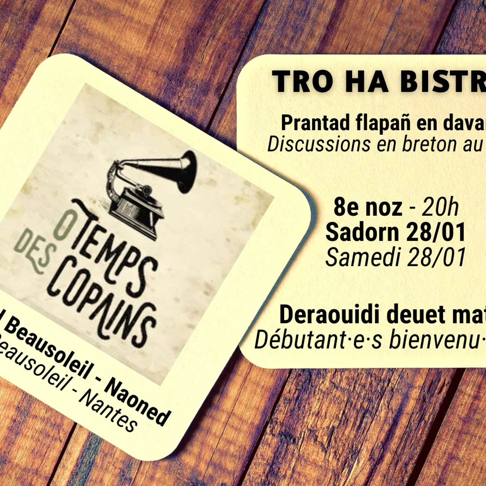 Tarzh an noz du vendredi 17 mars 2023