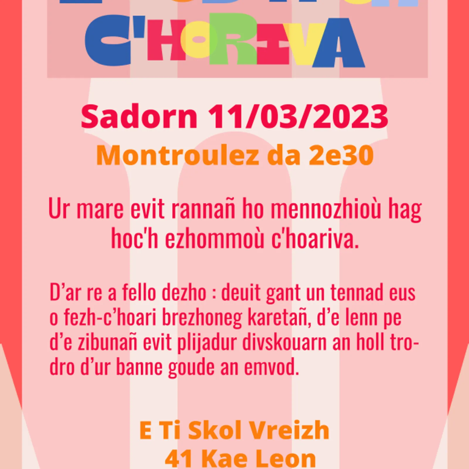 C'hwezh an Deiz 03/03/2023