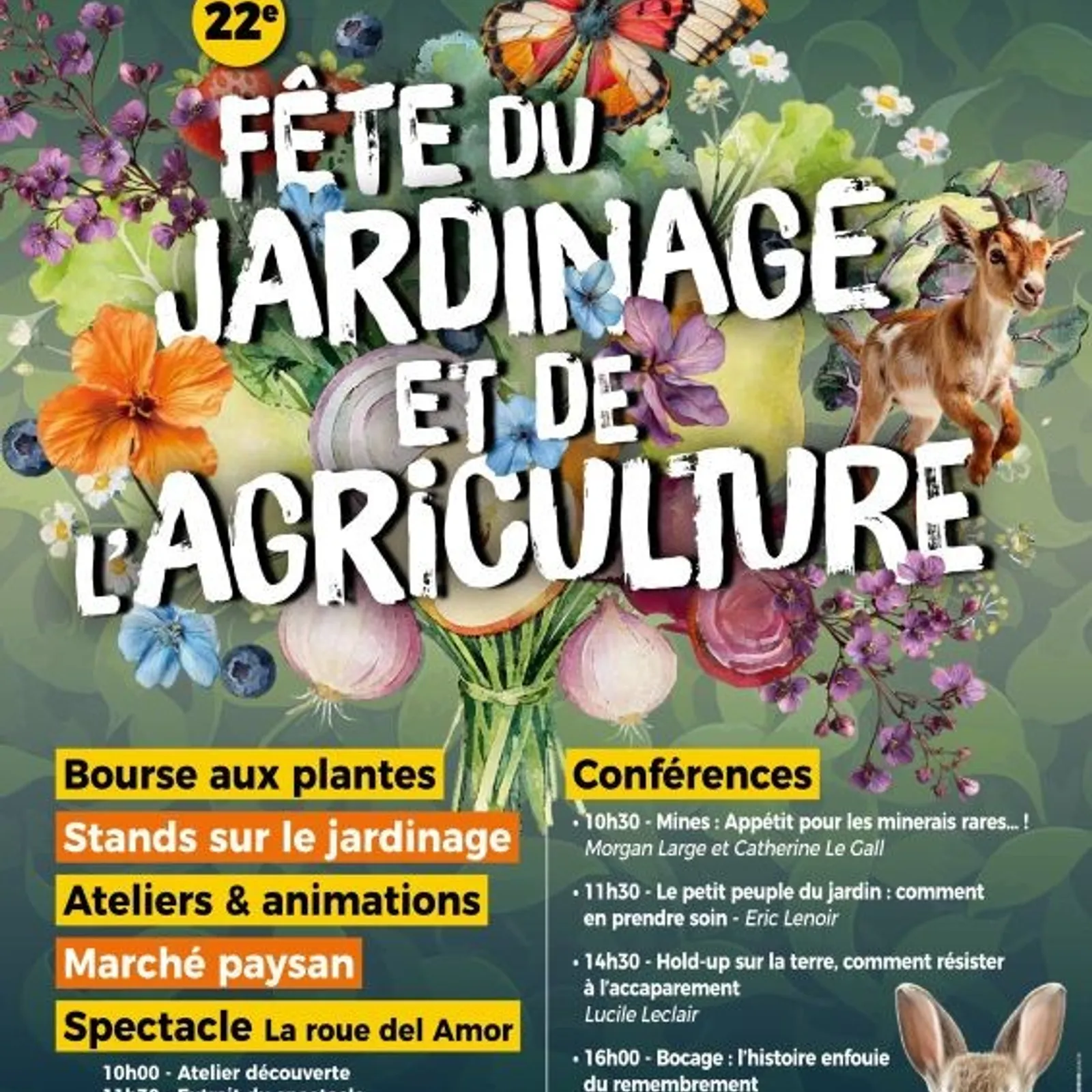 Fête du jardinage et de l'agriculture : Le programme avec Vincent Lefebvre