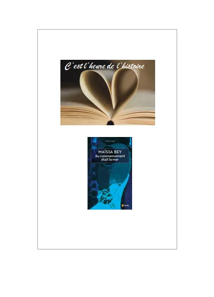 Au commencement ... - Maïssa Bey