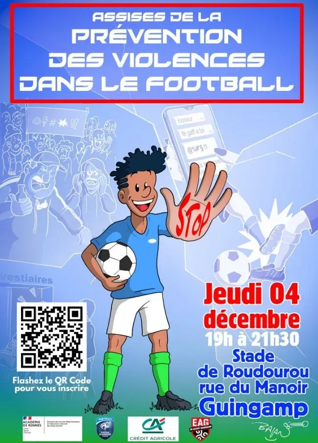 Assises pour la prévention des violences dans le football jeudi 4 décembre au Roudourou GUINGAMP