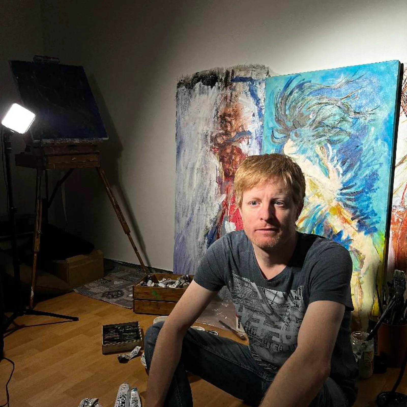 A la recherche de l’équilibre avec le peintre Martin Buffet.