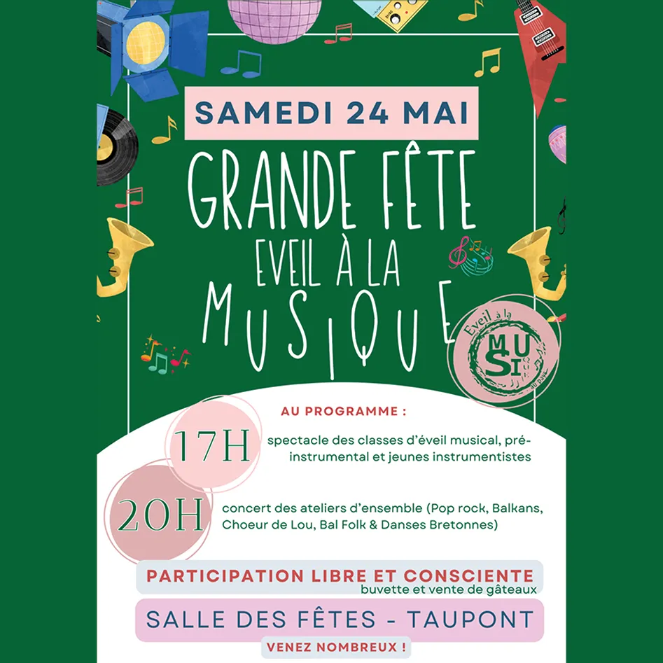 LE TIMBRE DU COIN 2025 => [INTW] Association ÉVEIL À LA MUSIQUE AU PAYS - GRANDE FÊTE le SAMEDI 24 MAI à TAUPONT !