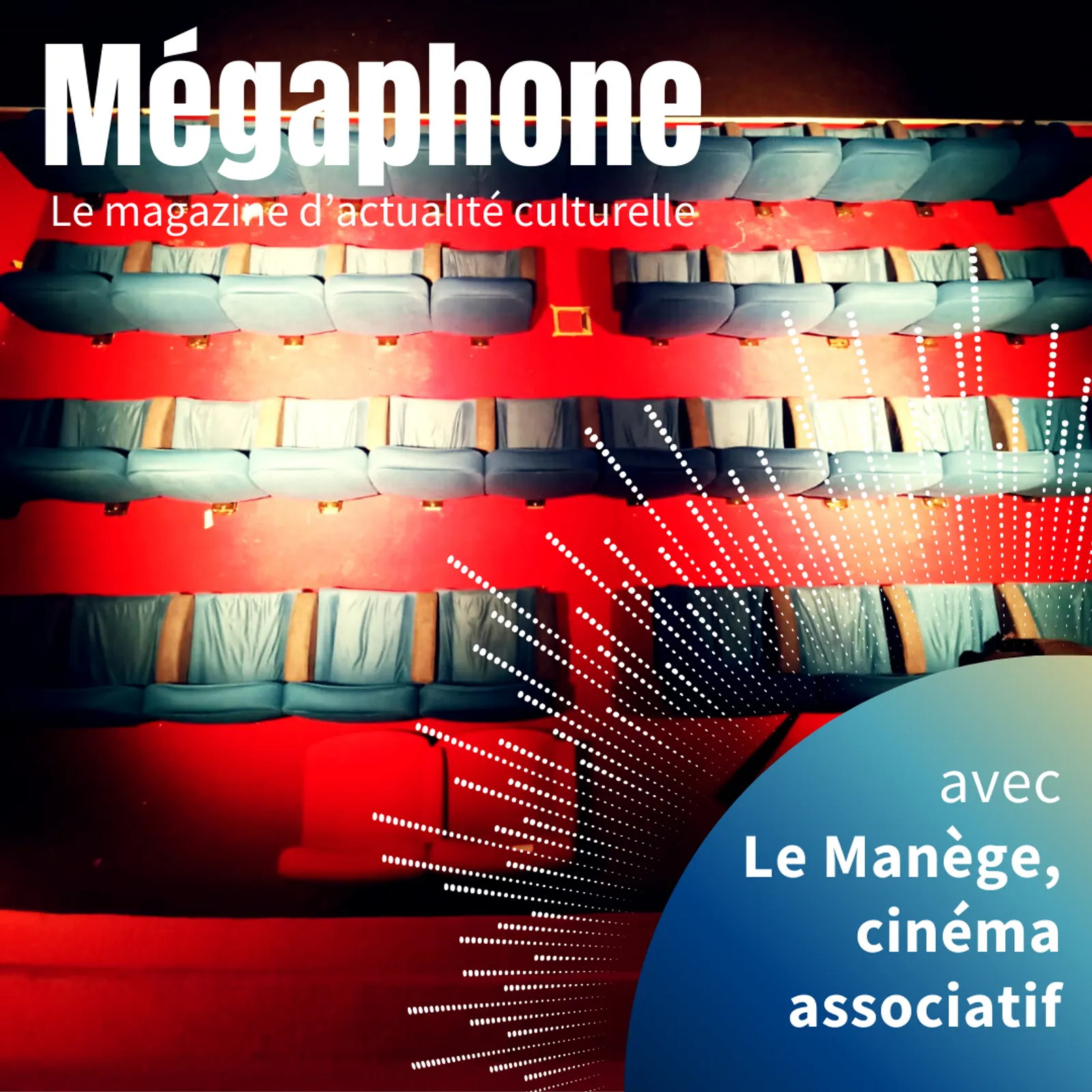 Mégaphone avec J’ai Vu Un Documentaire pour l’ouverture du Manège, cinéma associatif