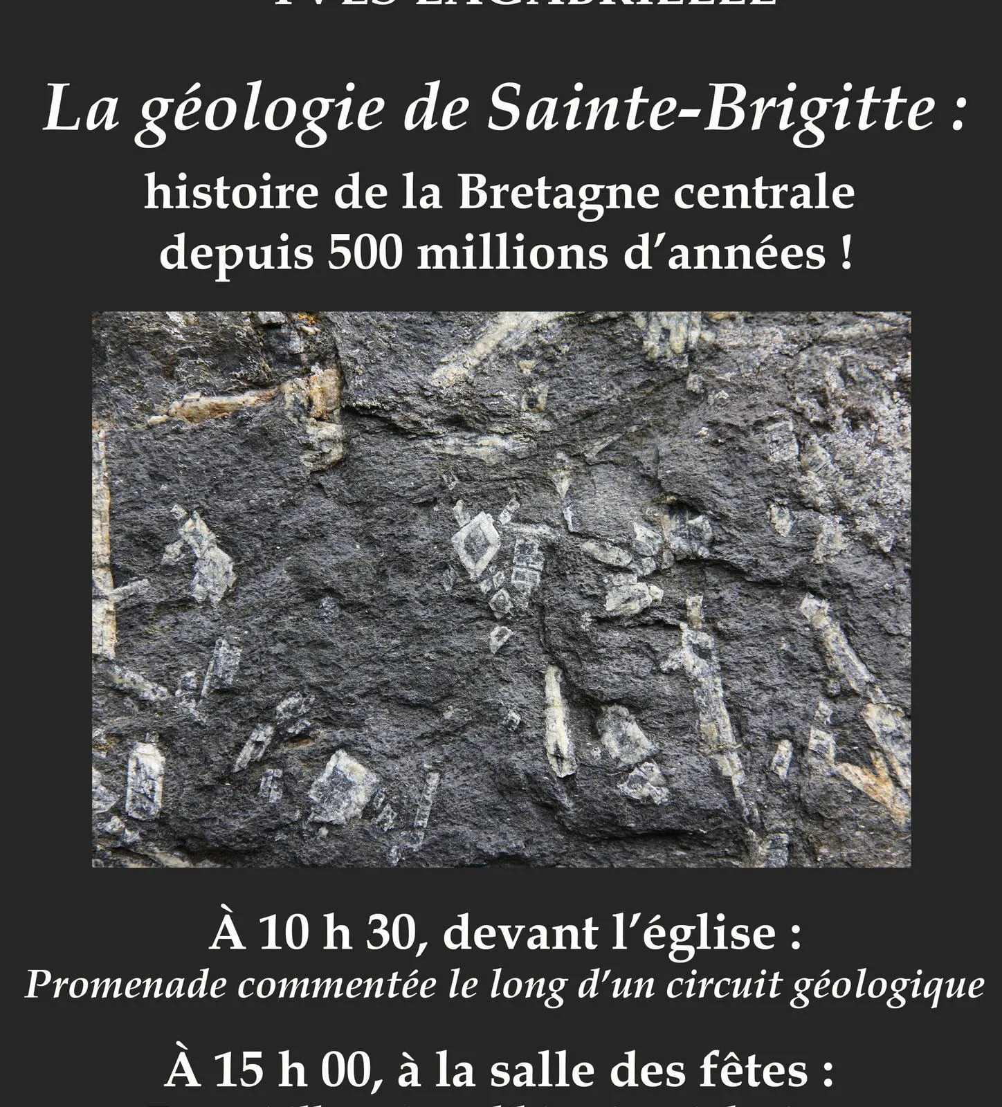 La géologie de Sainte-Brigitte (Carte Blanche)
