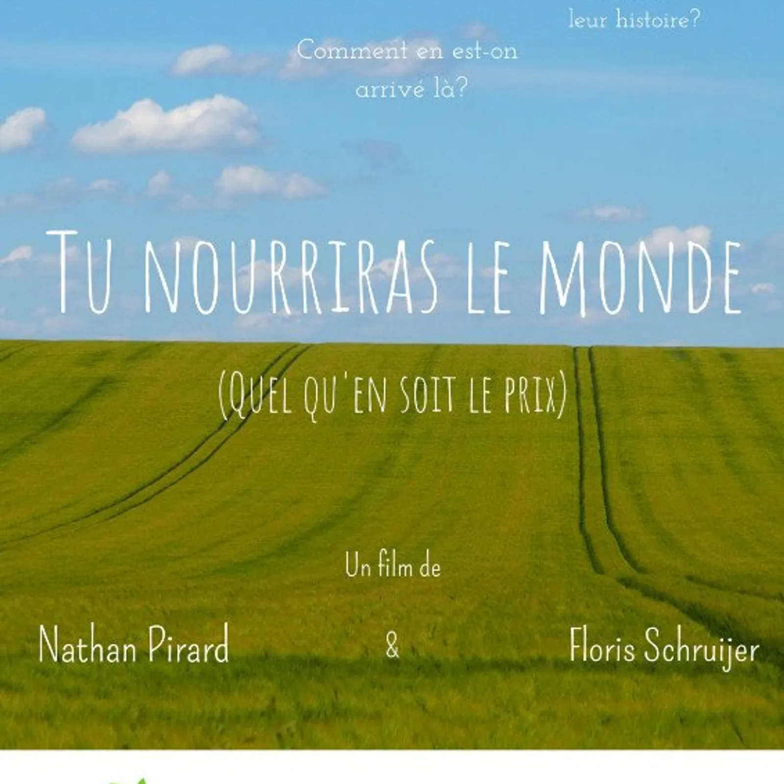 Rencontre avec Nathan Pirard l'un des réalisateurs de "Tu nourriras le monde"