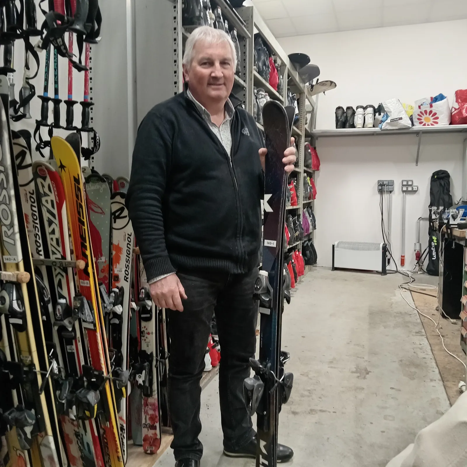 Jean-Yves Coail gant e re ski e plij dezhañ c'hoaï