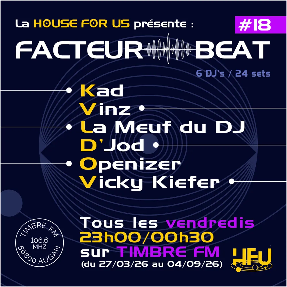 FACTEUR BEAT => Episode 18 - Openizer (Live : Gouter Electro #7 au Hangar sur les Nuages)