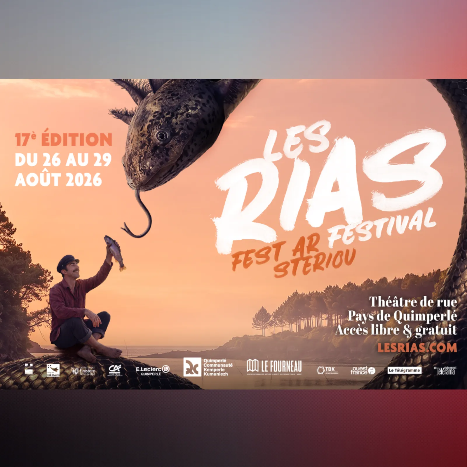 Le Festival des Rias 2026 dans le Pays de Quimperlé 