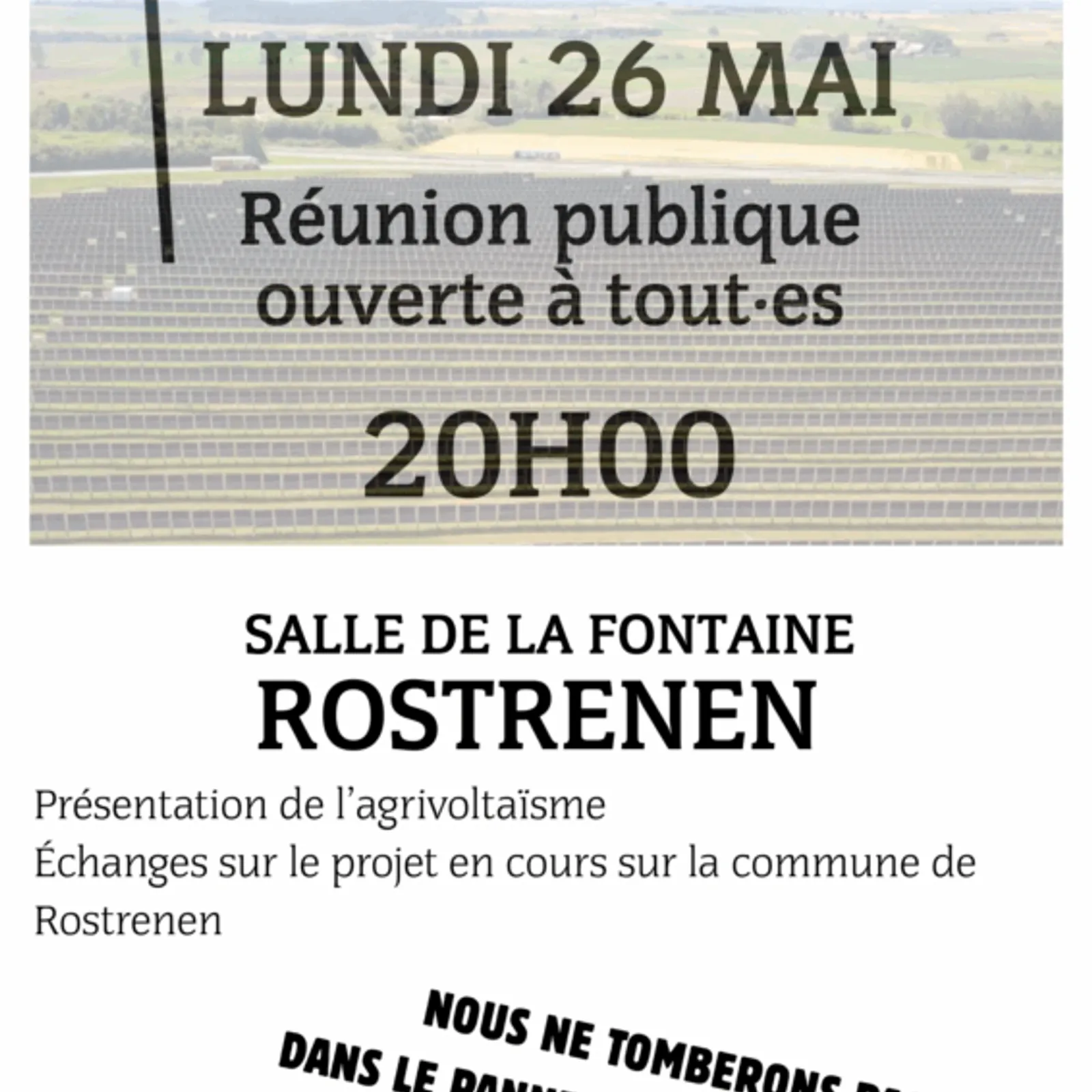 Tensions autour d'une potentielle installation en Agrivoltaïsme sur 30ha à Rostrenen