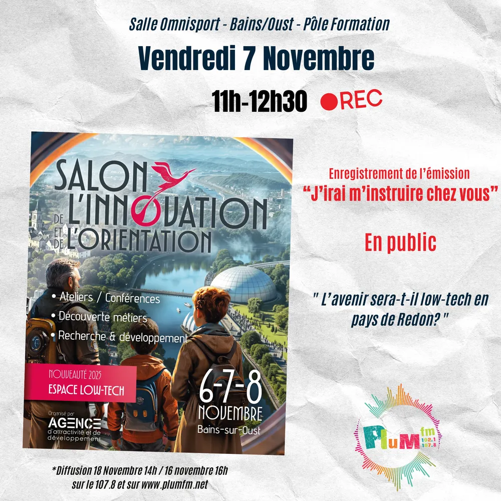 J'irai m'instruire chez vous au salon de l'innovation-LOW-TECH