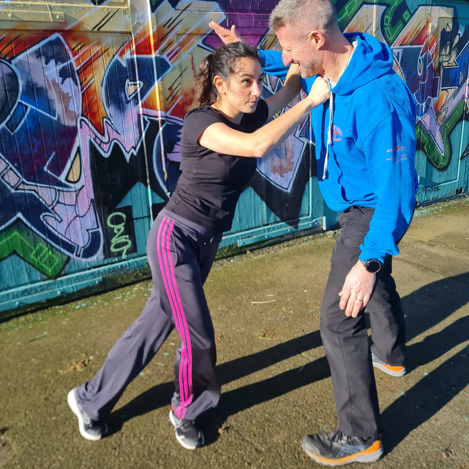 Krav-Maga: deskomp en em zifenn gant Pauline Daniel!