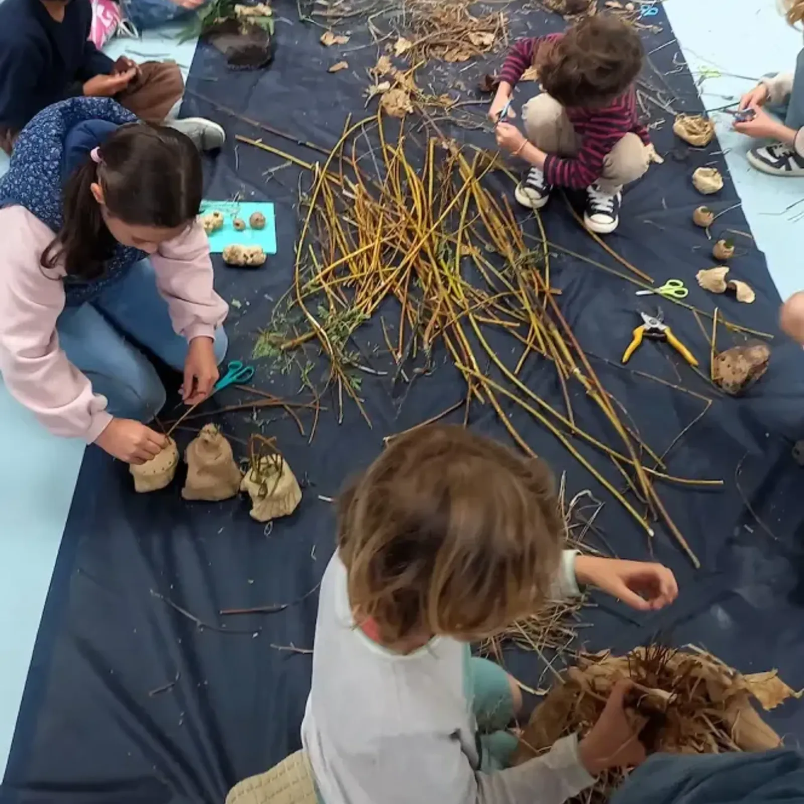 Créations d'art et de nature à l'école de Morgat