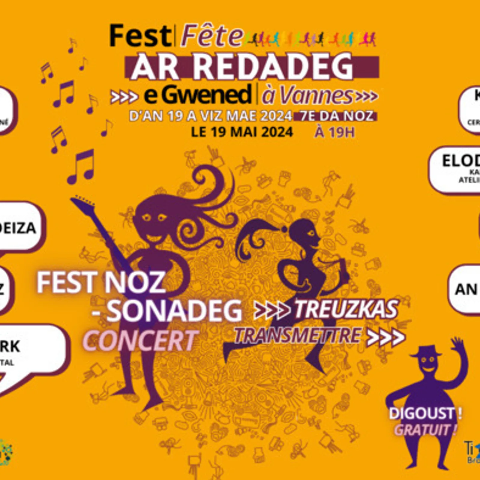 Ar redadeg e Gwened hag en Oriant : ur gouel eo ivez ouzhpenn redek ! 