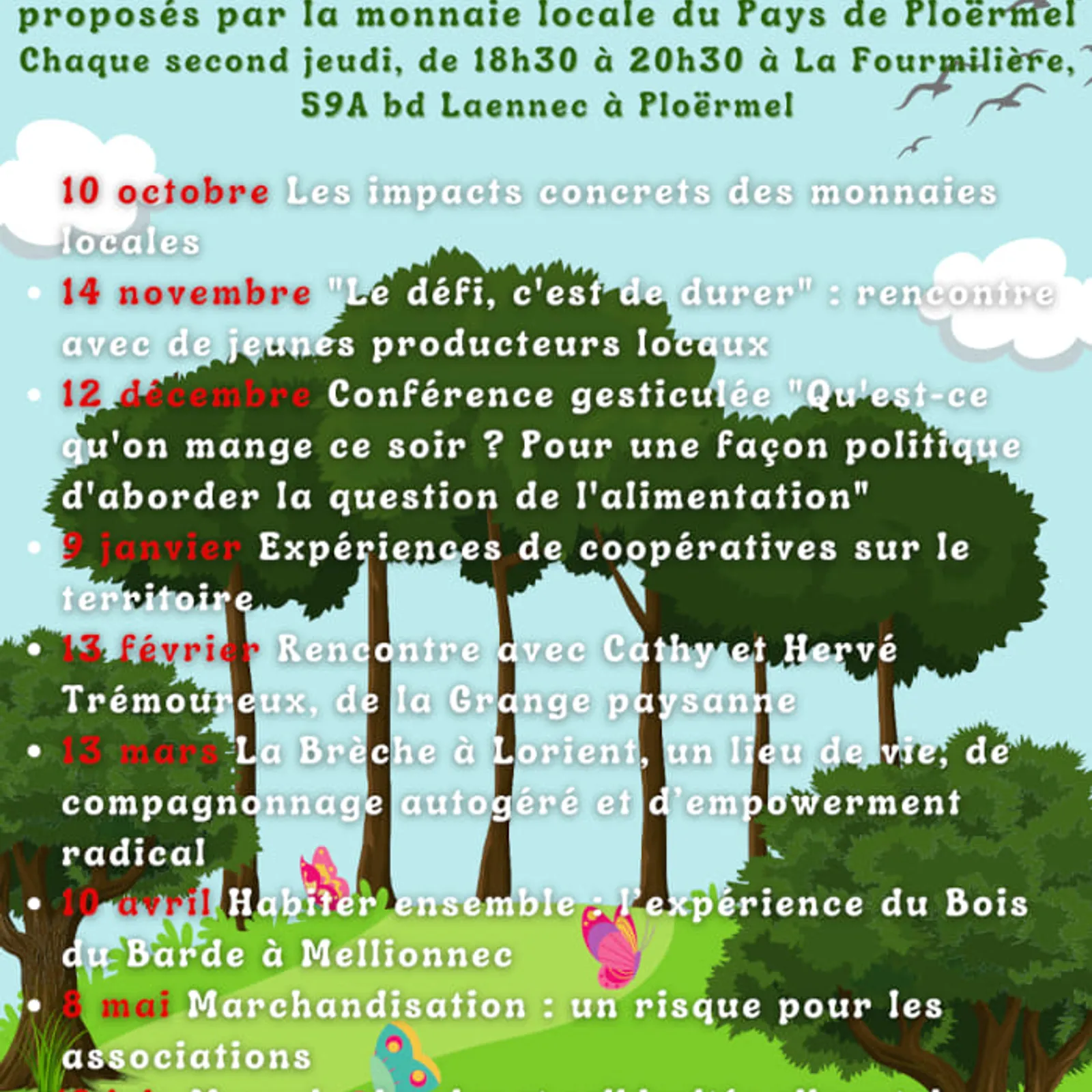 LE TIMBRE DU COIN 2025 - [INTW] LES JEUDIS DU GALAIS - prochain RDV : 09/01/2025 Thème : Coopératives