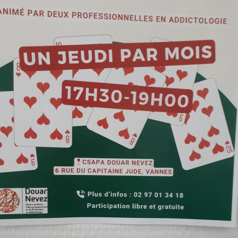 Addictions aux jeux d'argent - un accompagnement spécifique proposé à Vannes