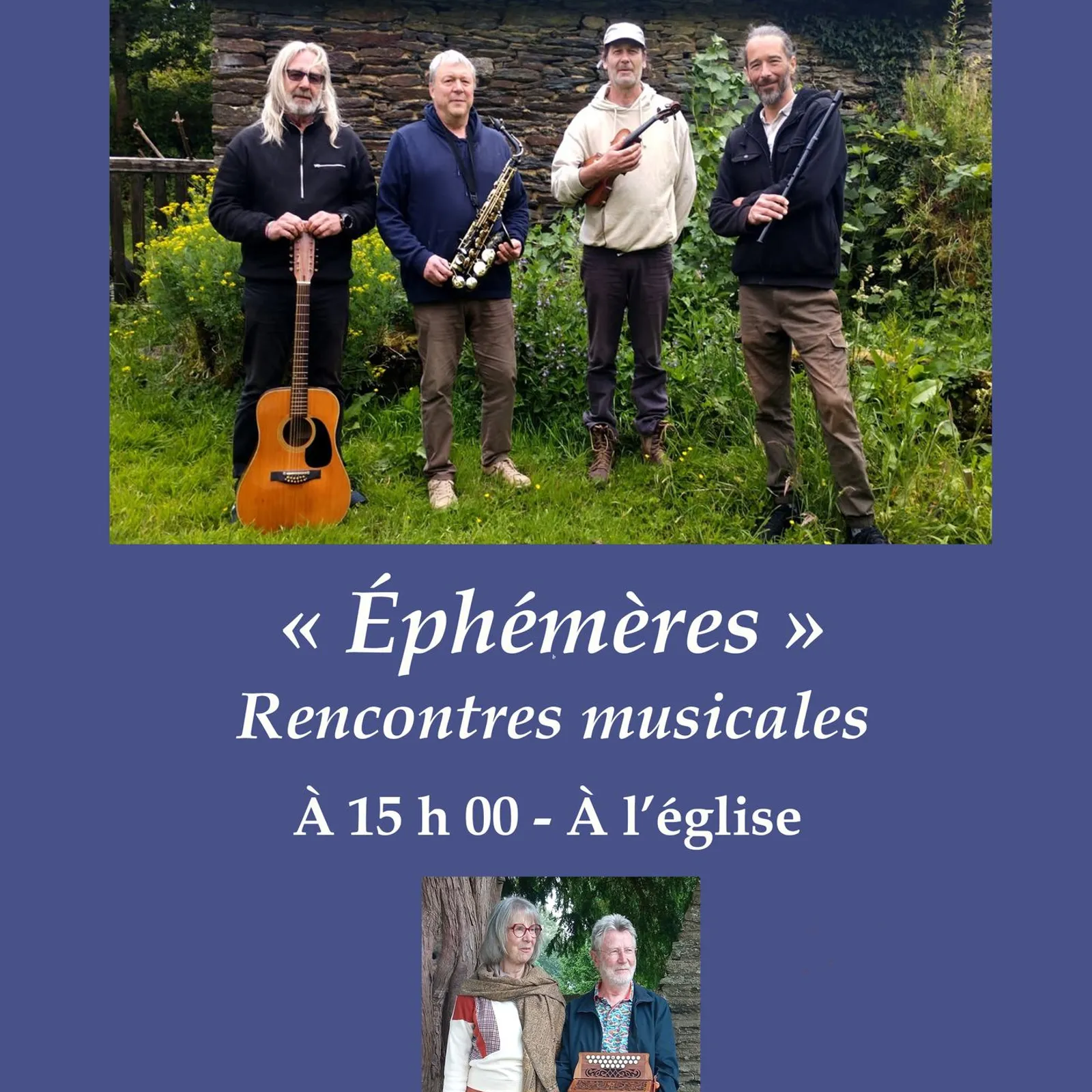 Rencontres musicales "éphémères" [Cartes blanches de Sainte-Brigitte]