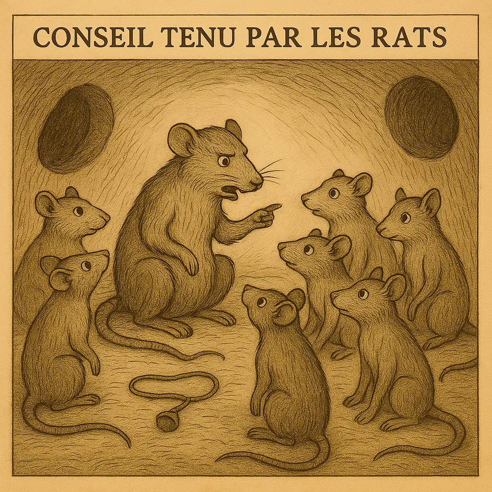 Conseil tenu par les rats