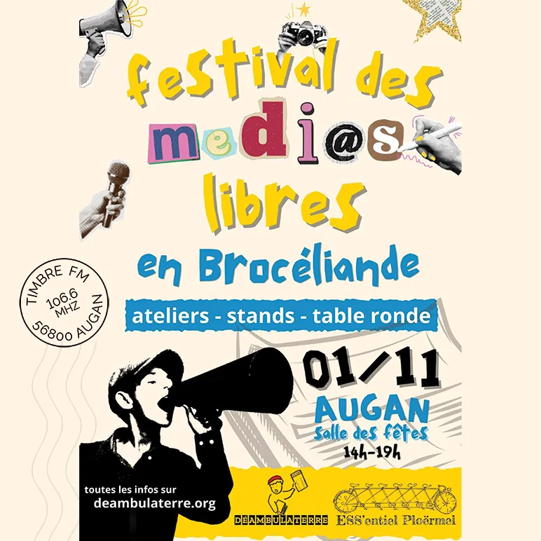 LE TIMBRE LIBRE => Festival des médias libres en Brocéliande [Direct du 01/11/2025]