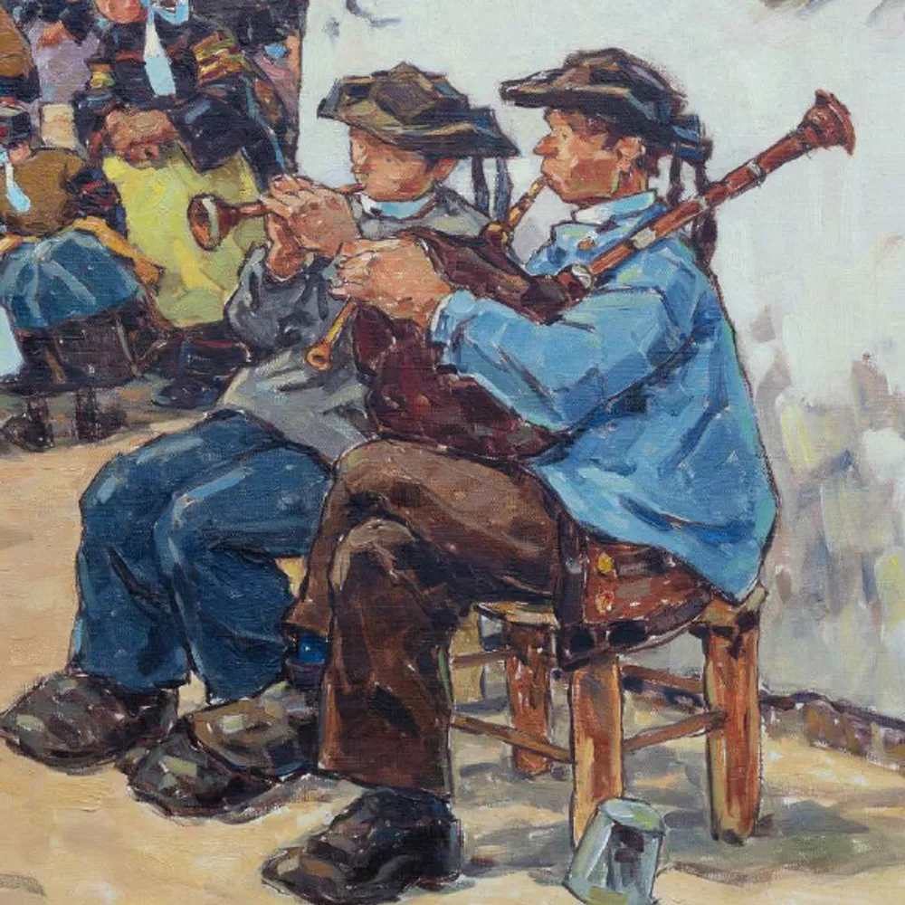 Les sonneurs au musée du Faouët
