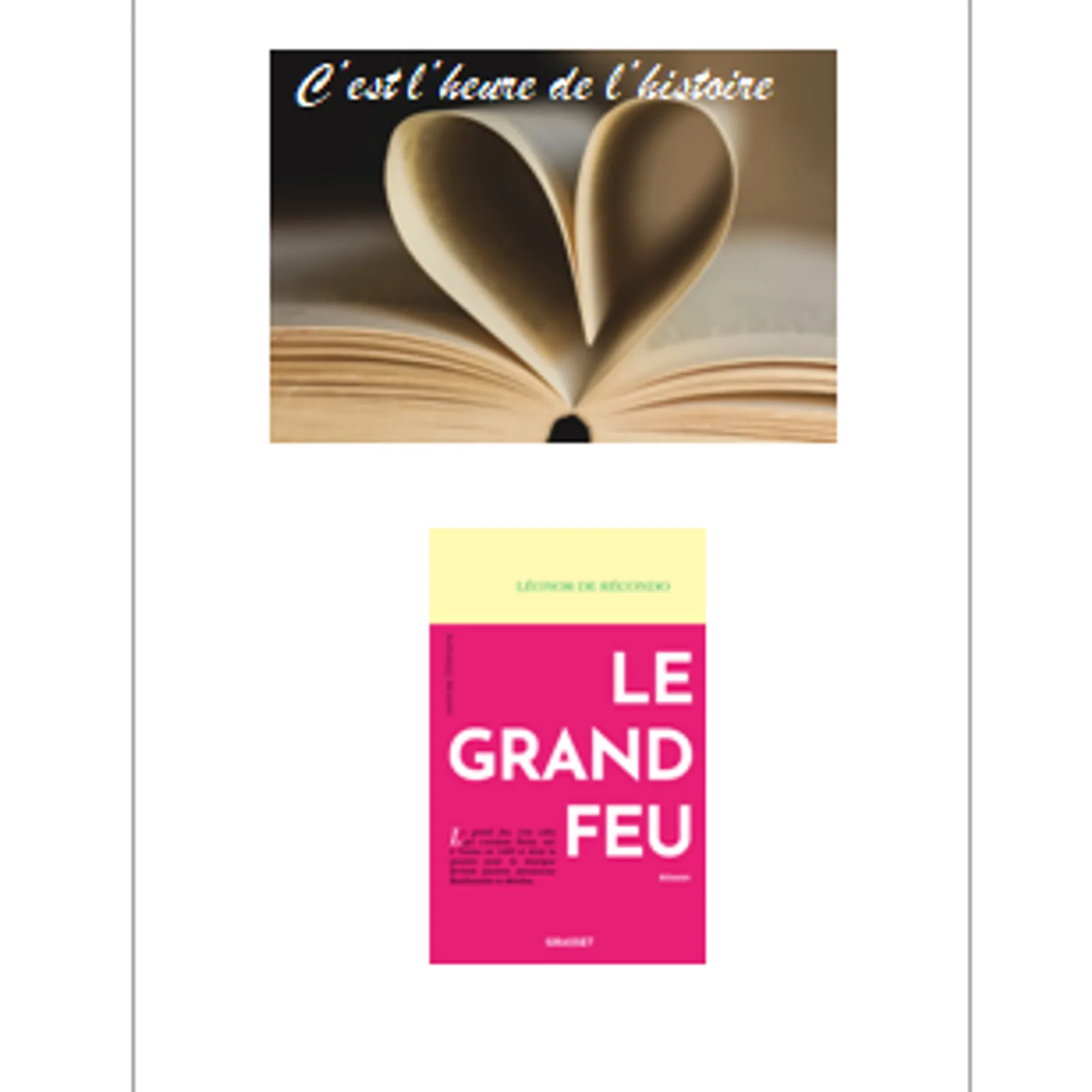 Le grand feu - Eléonor de Récondo