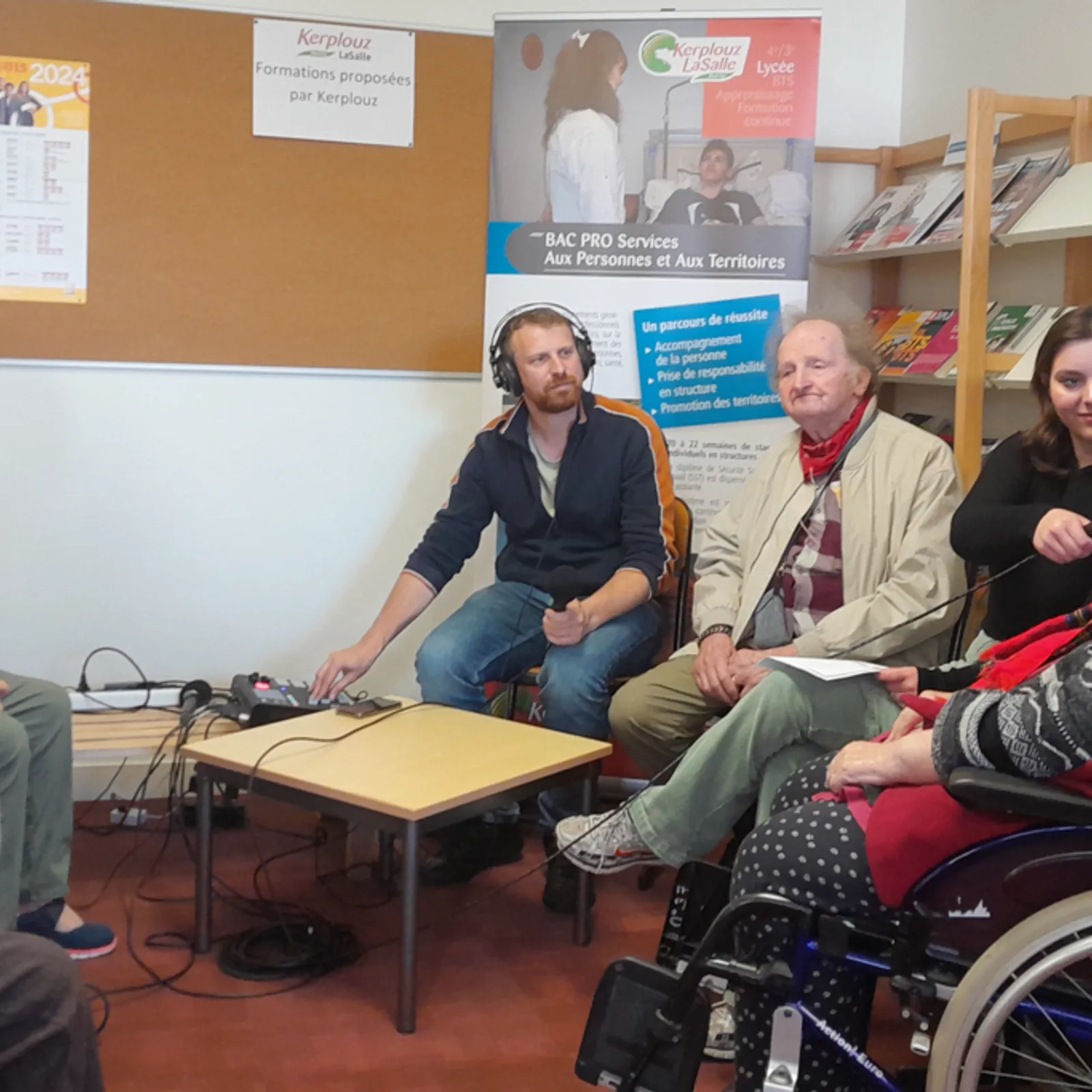 Rencontre avec les lycéennes et lycéens de Kerplouz à Auray !