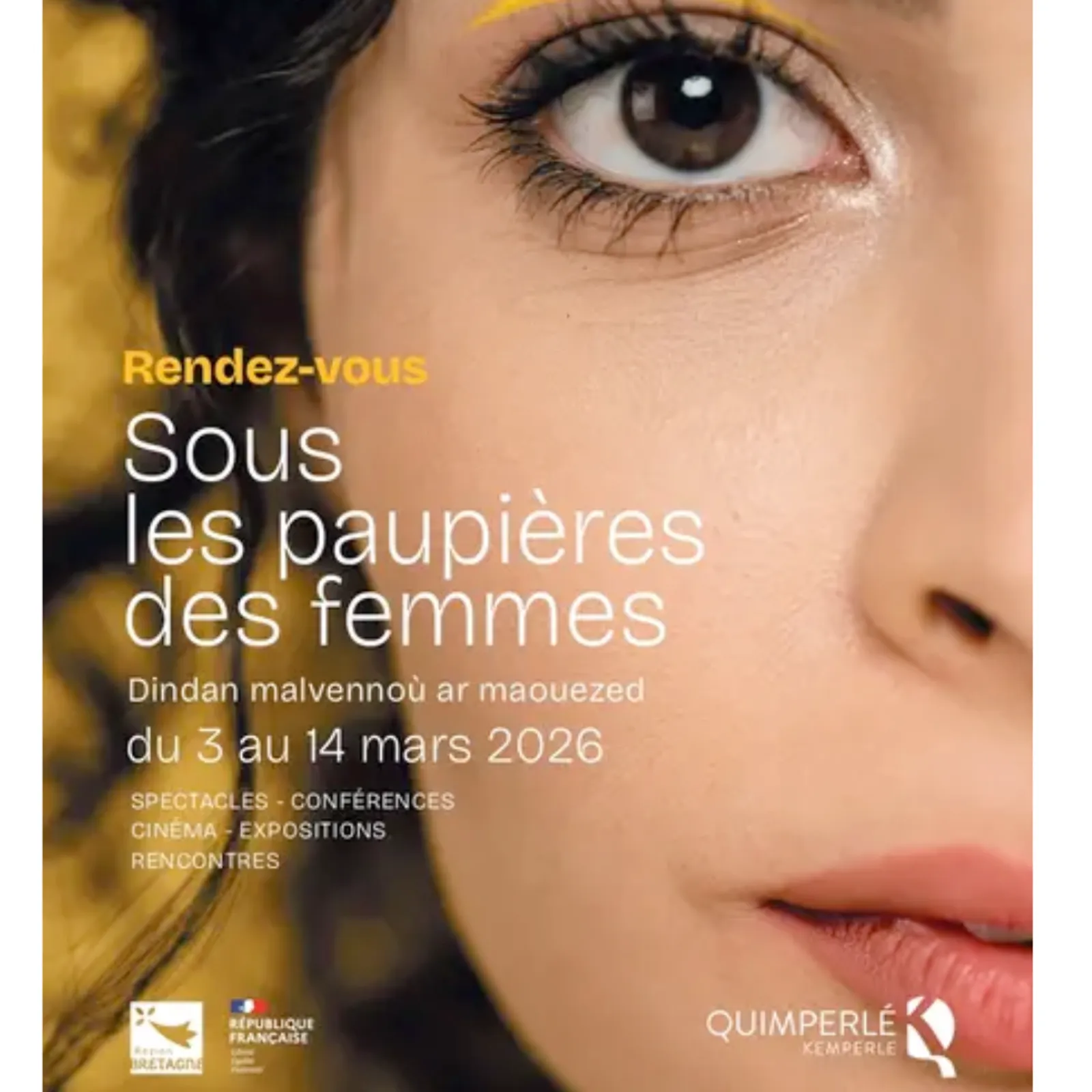 Le festival " Les paupières des femmes" 2026 à Quimperlé