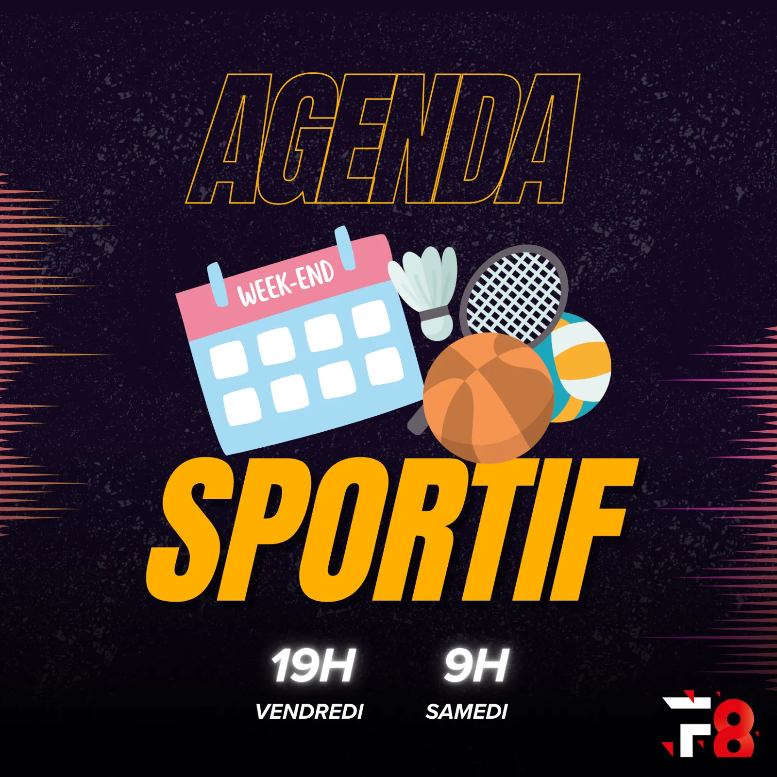 L'agenda sportif