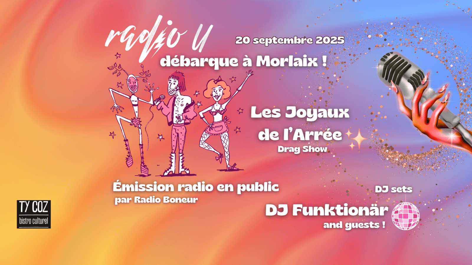 Radio U débarque à Morlaix !