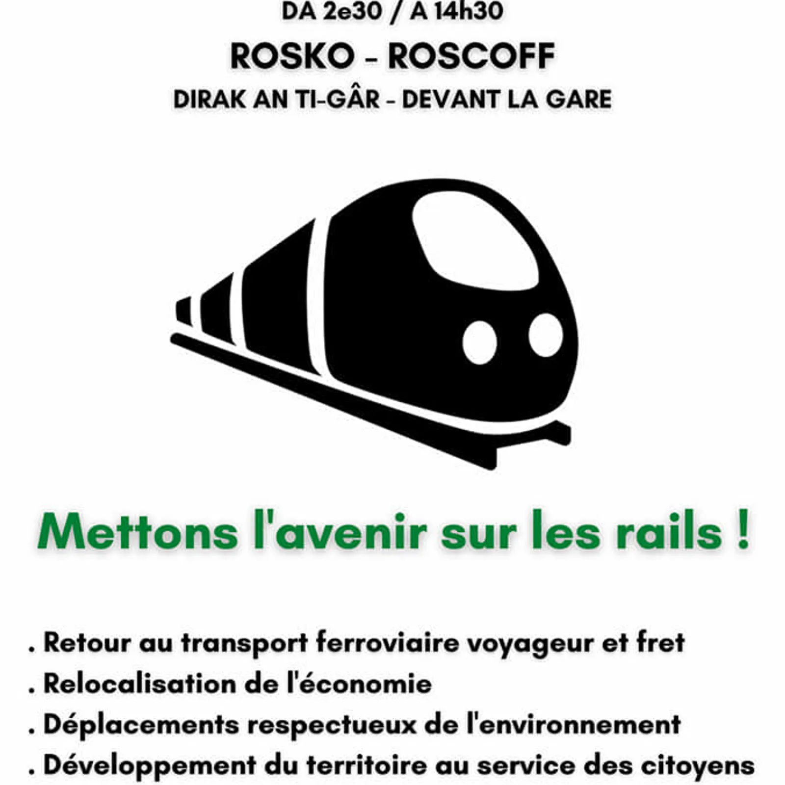 Linenn dren etre Rosko ha Montroulez: ul linenn evit an dazont