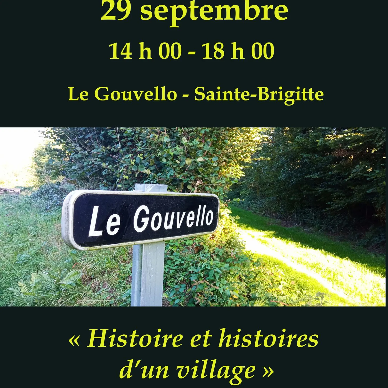 Le village du Gouvello en Sainte-Brigitte [Les Cartes Blanches]