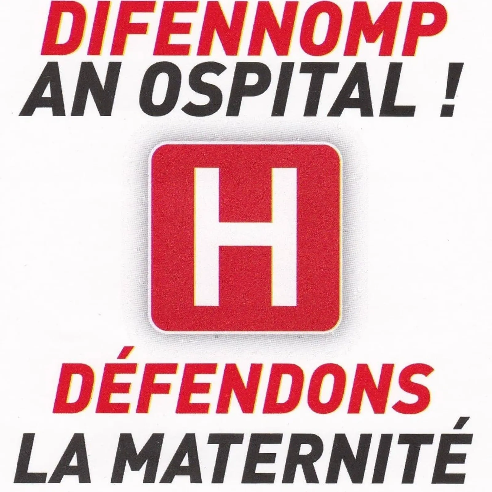 Ur flach-mob da zifenn ospital Gwengamp