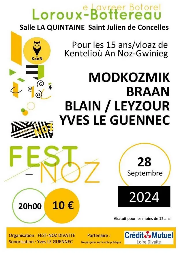 Tarzh an Noz du vendredi 27 septembre 2024