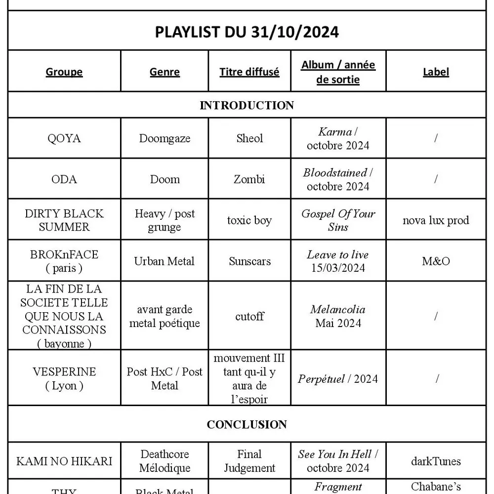 Plum' de Metal - L'Extension #40