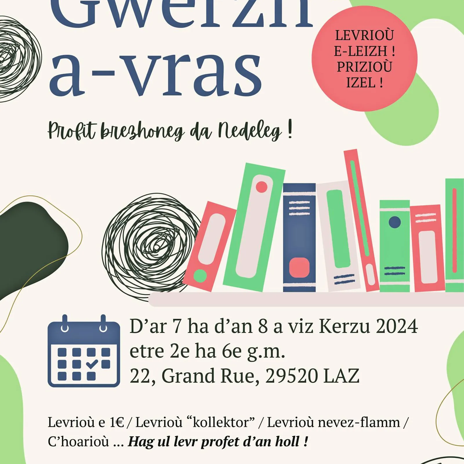 Levrioù marc'hadmat a vo da brenañ gant Keit Vimp Bev ! 