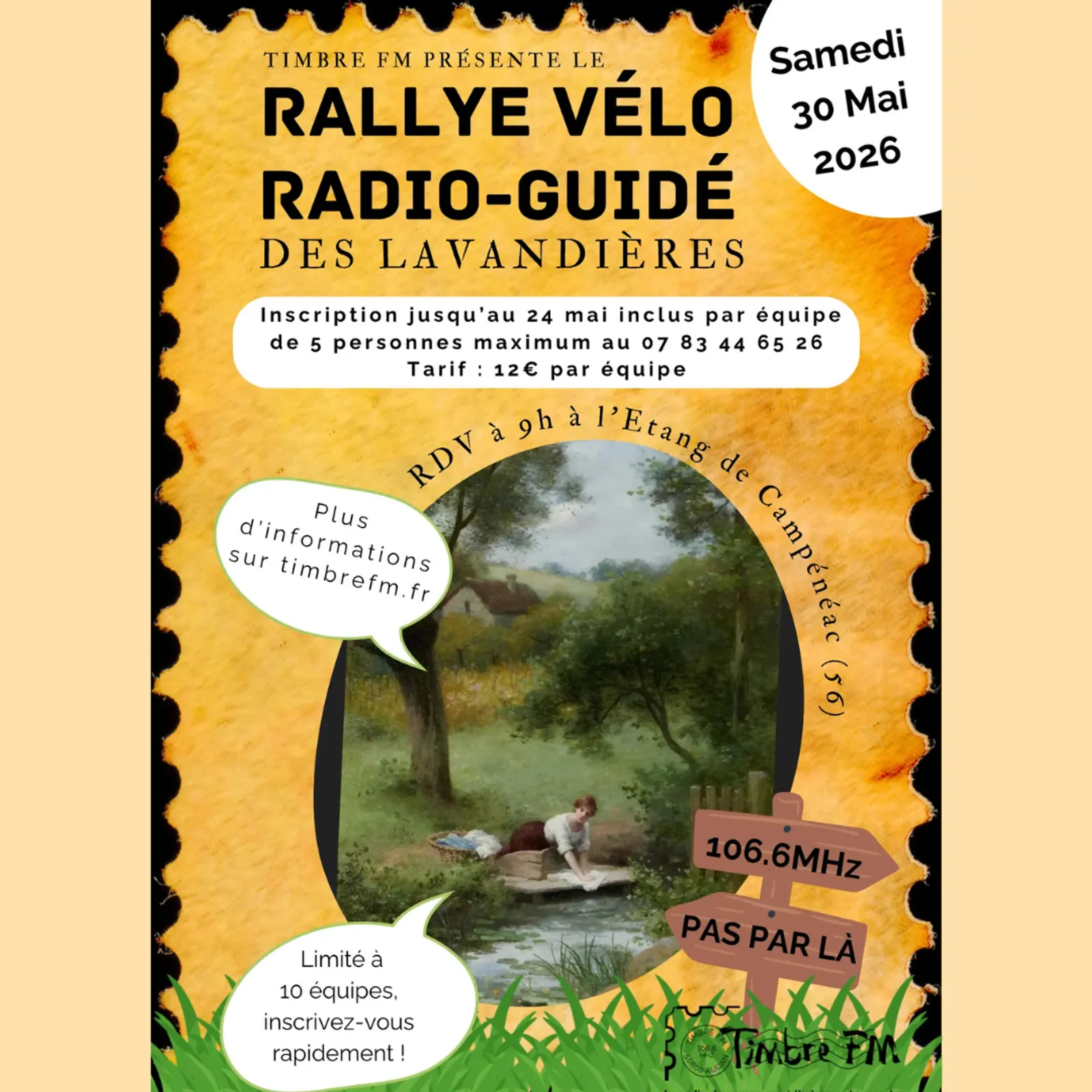 Le rallye radioguidé de Timbre FM à Campeneac(56), le 30 mai 2026